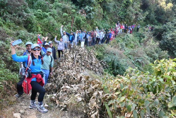 नुवाकोटको बुद्धपार्कमा ‘प्रकृतिप्रेमी समूह’