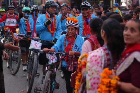 पर्यटन प्रर्वद्धनका लागि पाल्पामा सम्पदा साइकल यात्रा (तस्बिरहरु)